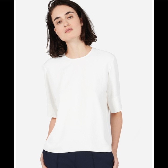 Everlane Tops - EVERLANE Japanese Goweave Back-zip Tee 6